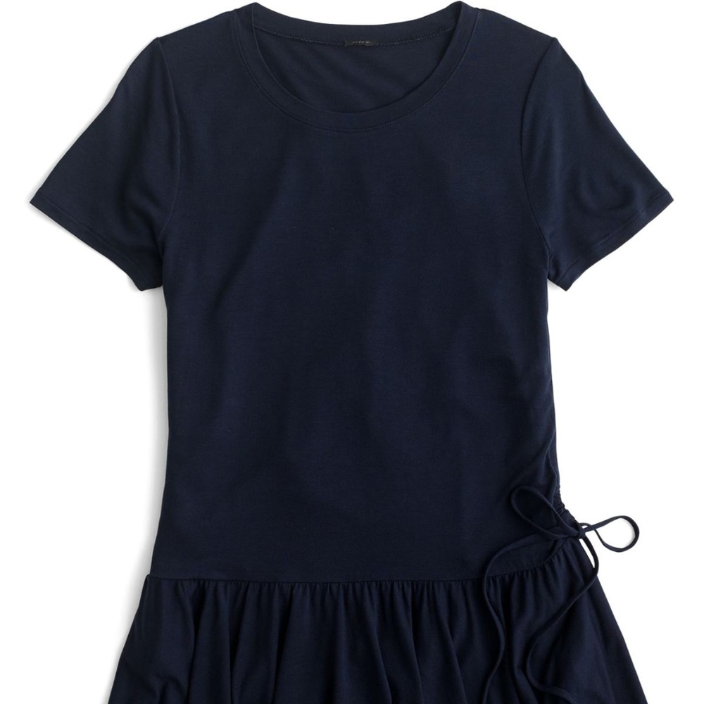 *NEW* J CREW Navy Gathered Tee